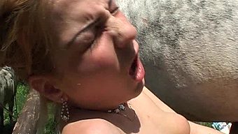 Incredibly passionate sex between a horny rider and her horse